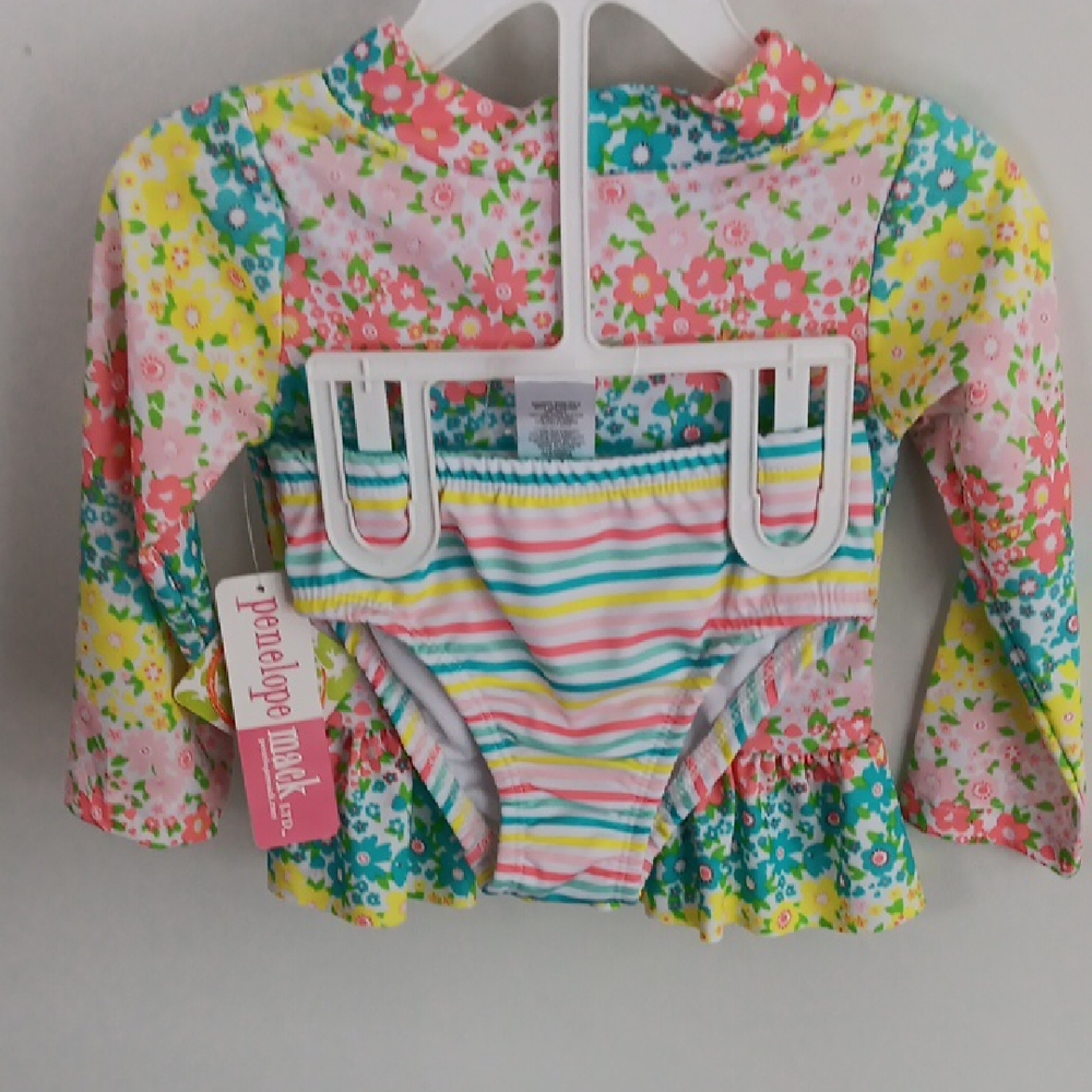 🔥Penelope Mack🩷Swimsuit 2 Piece 18M NWT Floral